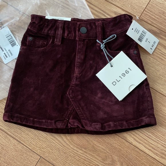 DL1961 kids girl mini skirt bottom - Picture 2 of 7